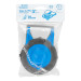 Sapo 3" para WC, PVC azul, cadena plástica, FOSET BASIC
