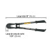Cortapernos 18", mango tubular, PRETUL