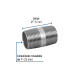 Niple de acero galvanizado 1" x 2", FOSET