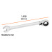 Llave combinada matraca reversible 12mmx168 mm largo, EXPERT