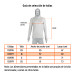 Playera protección solar, manga larga, con gorro, hombre, M