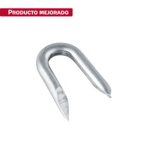 Caja con 10 kg de grapas 1" galvanizadas p/alambre de púas