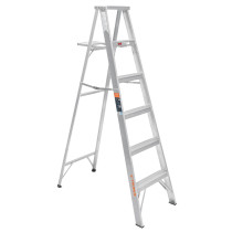 Escalera de tijera 100% aluminio tipo ll 5 peldaños, TRUPER