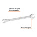 Llave española, 1/2 x 9/16" x 181 mm de largo, TRUPER EXPERT