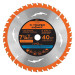 Disco sierra 7-1/4" p/madera, 40 dientes centro 5/8", EXPERT