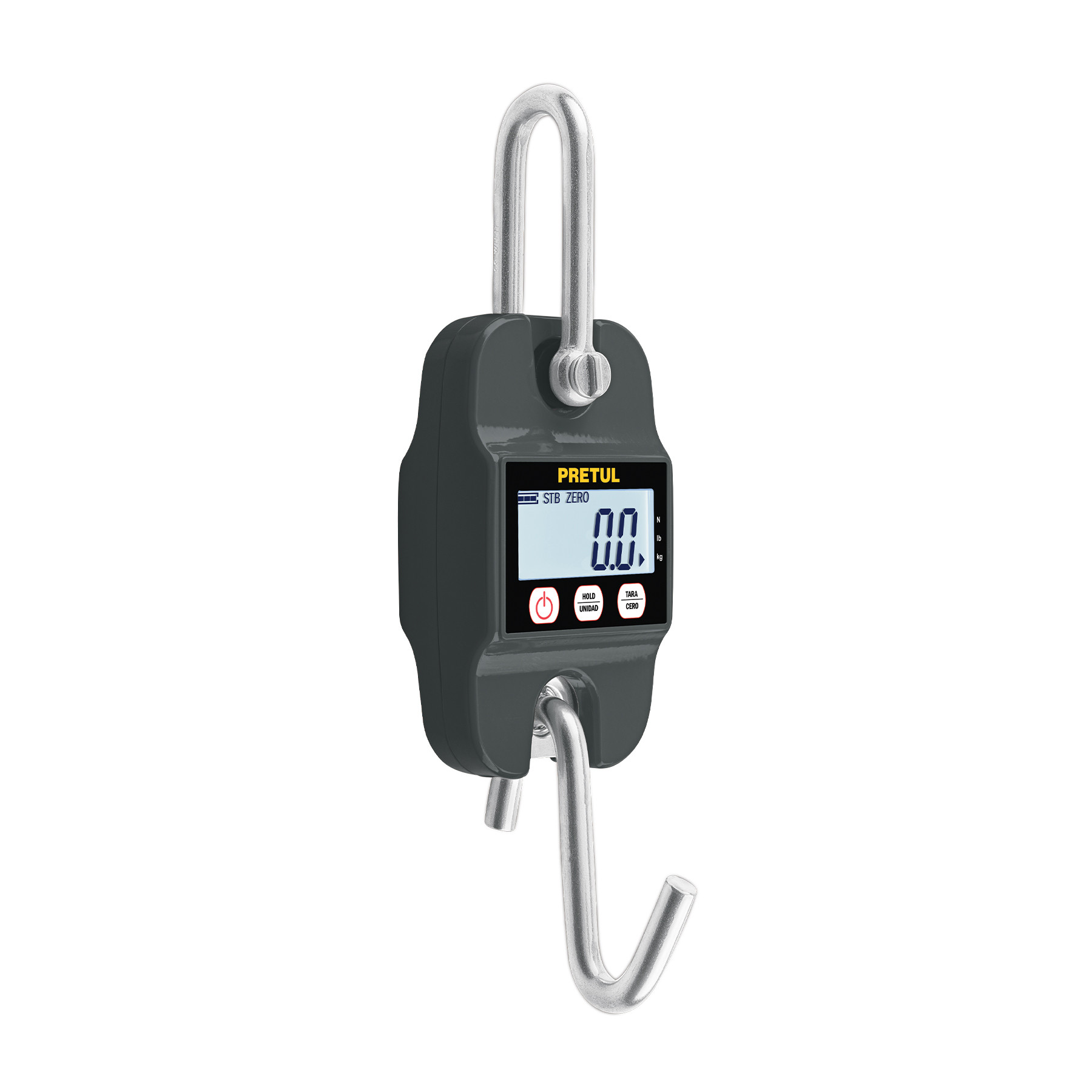 Báscula electrónica colgante, 300 kg, de pilas, PRETUL