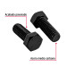Bolsa con 40 tornillos 3/8" x 1" acero grado 5, FIERO