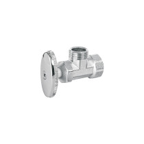 Llave angular 1/2", multivuelta, roscable, BASIC