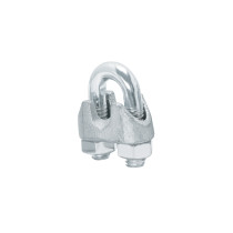 Blíster c/2 nudos (perros) de hierro p/cable de 1/4", FIERO
