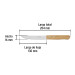 Cuchillo con sierra para asado 5" mango de madera, PRETUL