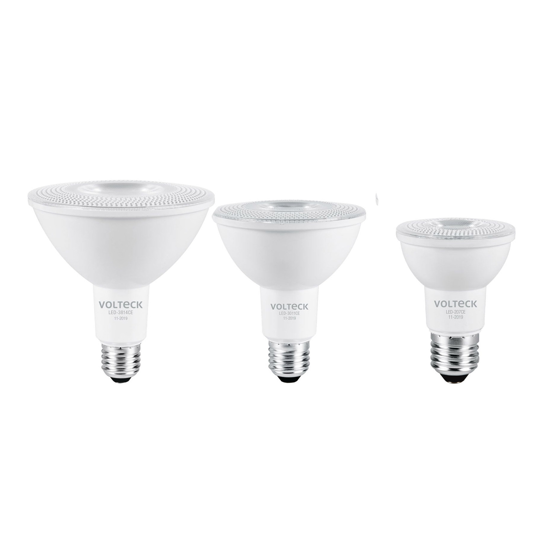 Lámpara de led tipo PAR 20, 30 y 38 luz cálida