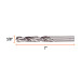 Broca HSS 5/8" Trusilver para metal, Truper