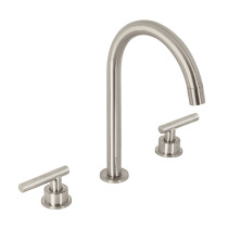 Mezcladora p/lavabo,taladros separados,palanca, satín, TÚBIG