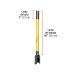 Cavador mangos de fibra de vidrio 48", TRUPER EXPERT