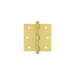 Bisagra cuadrada 2-1/2", latonado, cabeza redonda, HERMEX