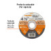 Disco abrasivo de corte preciso metal 4-1/2" x 1.2 mm,TRUPER