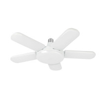 Lámpara LED tipo ventilador 50W, 5 aspas, 6500K, BASIC