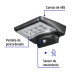 Arbotante solar LED 1.1 W con sensor de movimiento, VOLTECK