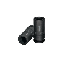 Dado largo de impacto de 1", 6 puntas, cuadro 3/4", TRUPER