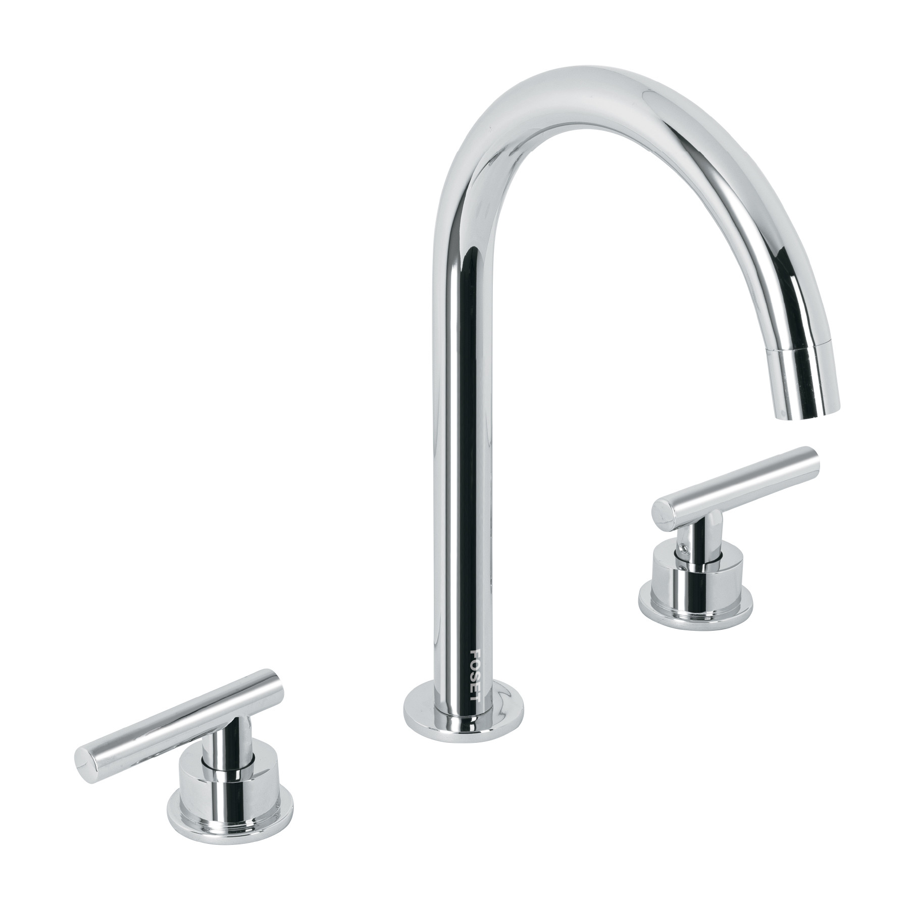 Mezcladora p/lavabo,taladros separados,palanca, cromo, TÚBIG