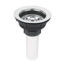 Contracanasta 3-1/2" inox, tubo plástico, FOSET