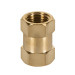 Cople de latón, hembra-hembra, cuerda 1/4" NPT, TRUPER