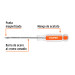 Desarmador punta Torx T 10 mango de acetato, TRUPER