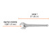 Llave ajustable (perico) 15" profesional cromada, EXPERT
