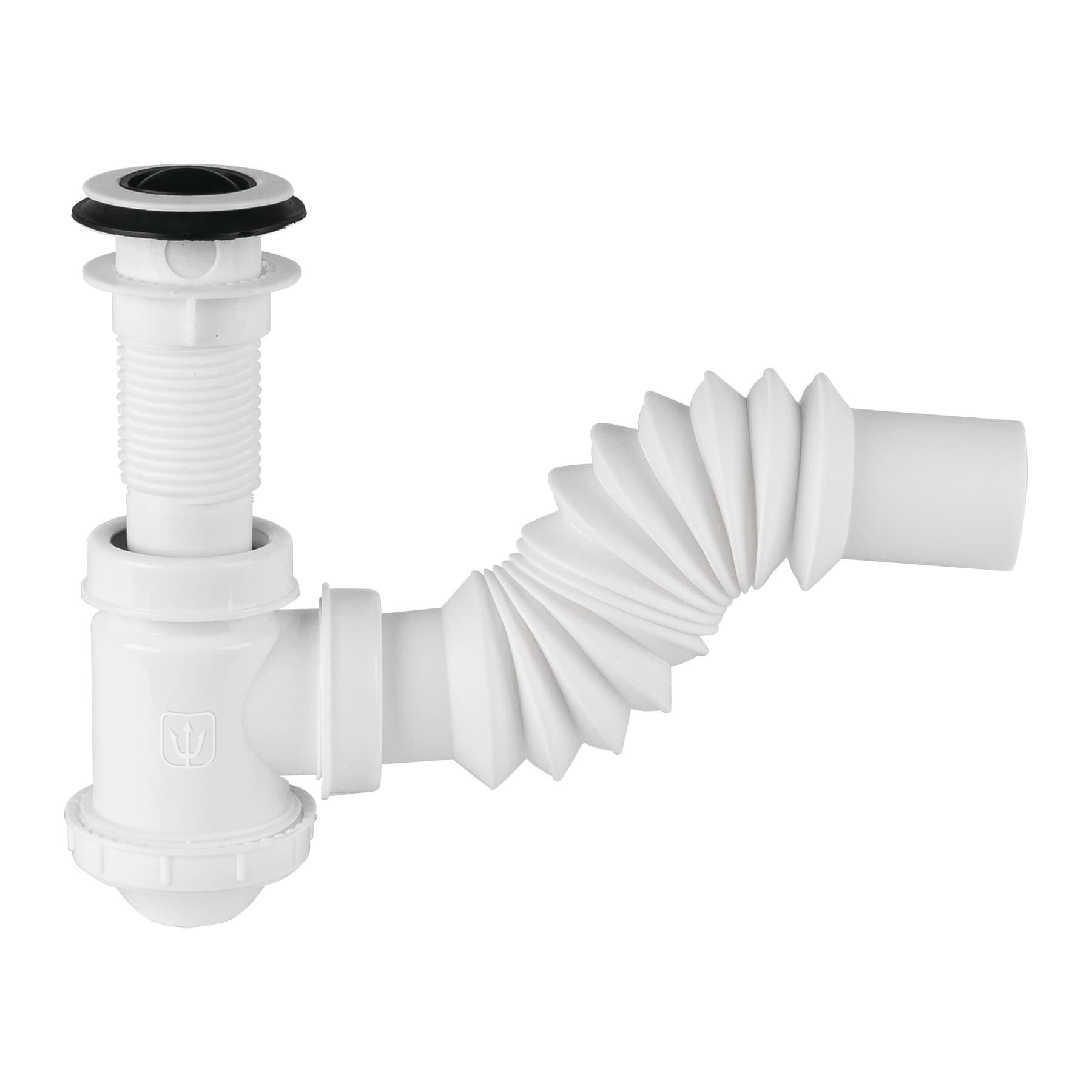 Céspol de bote de polietileno con contra, para lavabo, FOSET