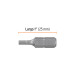 Estuche con 5 puntas hexagonales de 3/32mm largo 1", EXPERT