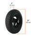 Carretilla 4.75 ft3 angosta, neumática, tubular, TRUPER