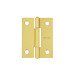 Bisagra rectangular 2" acero latonado, HERMEX