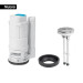 Válvula descarga dual 3" para WC de 2 piezas, con botón dual