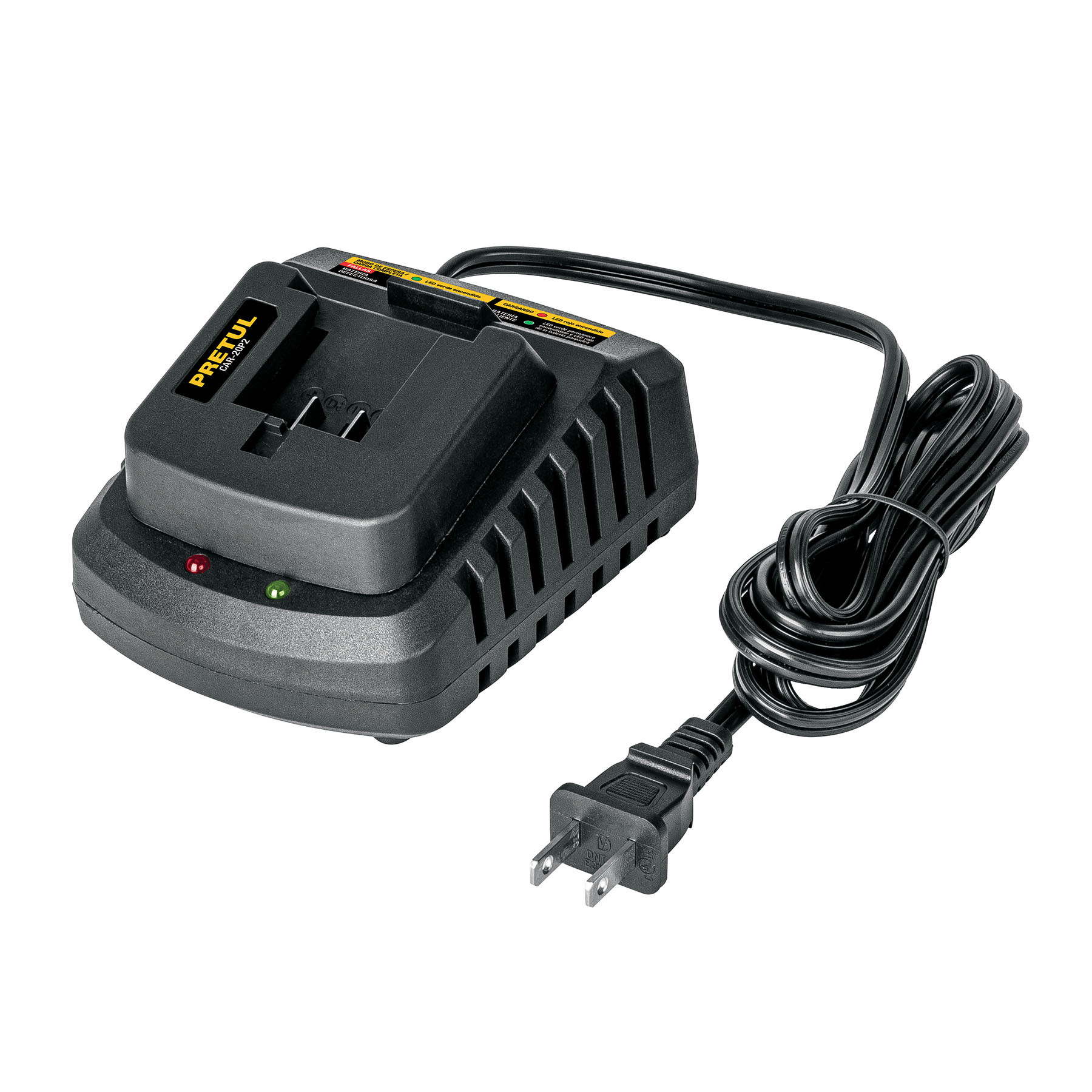 Cargador de baterías de ion litio 20V, PRETUL