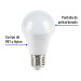 Foco LED 12W (75W) A19, 6500K blanca fría, 1050 lm, caja