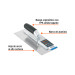 Llana 11" canto recto, 10 remaches,mango Comfort Grip,TRUPER