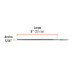 Lima redonda bastarda 8", TRUPER
