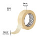 Cinta masking tape de 1-1/2" x 50 m, PRETUL
