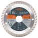 Disco de diamante de 4-1/2" x 2.2 mm, rin turbo, TRUPER