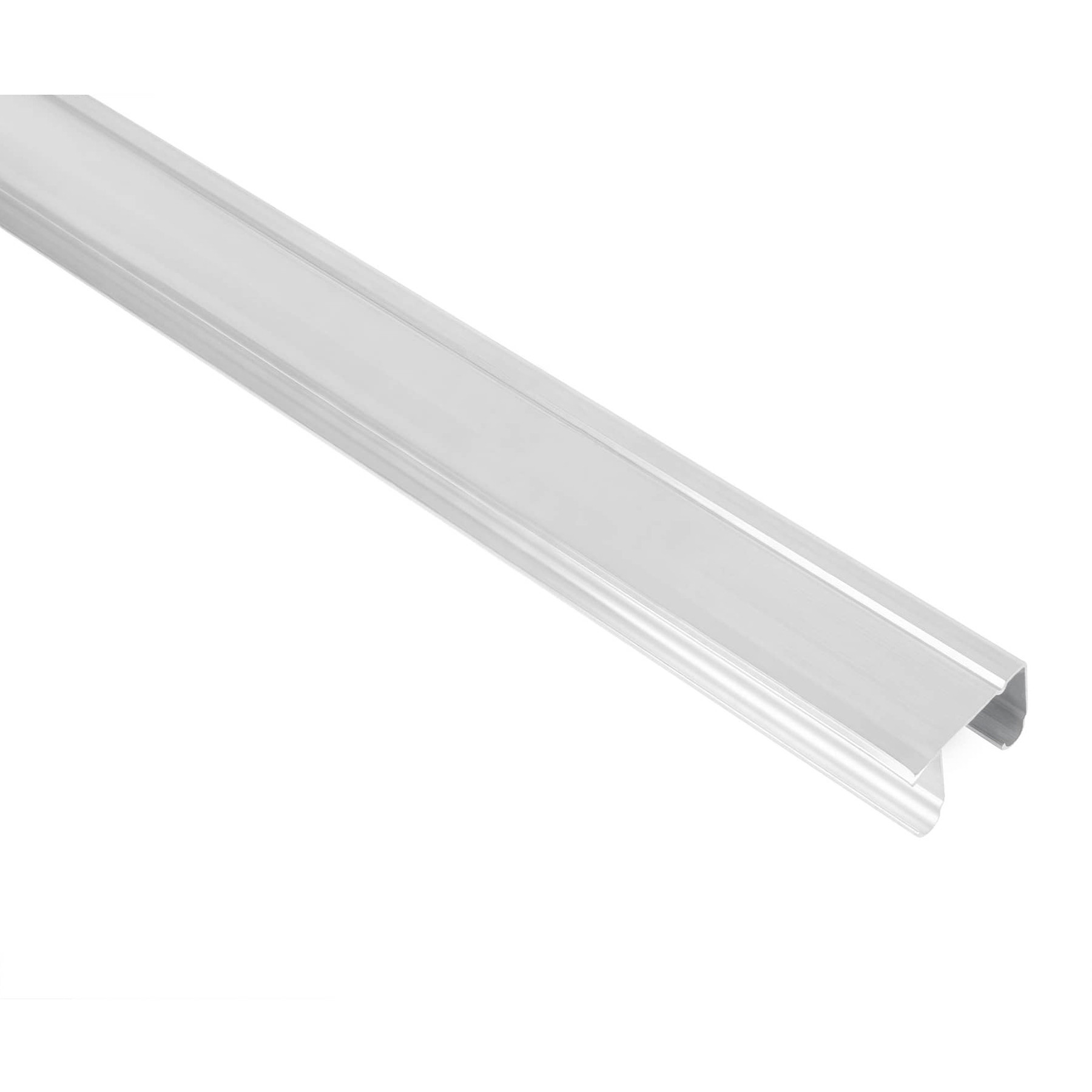 Riel superior "JJ" de aluminio para sistemas corredizos 2 m