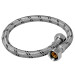 Manguera para boiler, acero inox. 3/4"H x 3/4"H, 60 cm