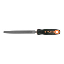 Lima plana muza 6" con mango Comfort Grip, TRUPER