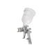 Pistola p/pintar gravedad HVLP vaso plástico, 2 mm, TRUPER