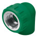 Codo 90° PPR, 1/2", rosca hembra con inserto metálico, FOSET