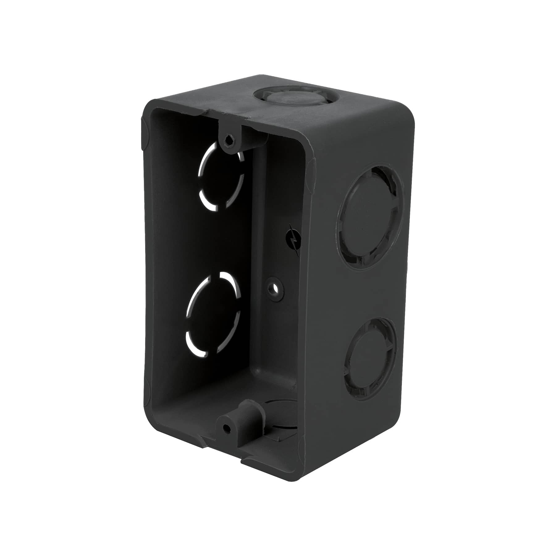 Caja tipo chalupa 2" x 4" plástica, VOLTECK