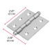 Bisagra cuadrada 2-1/2" acero inox, cabeza redonda, HERMEX