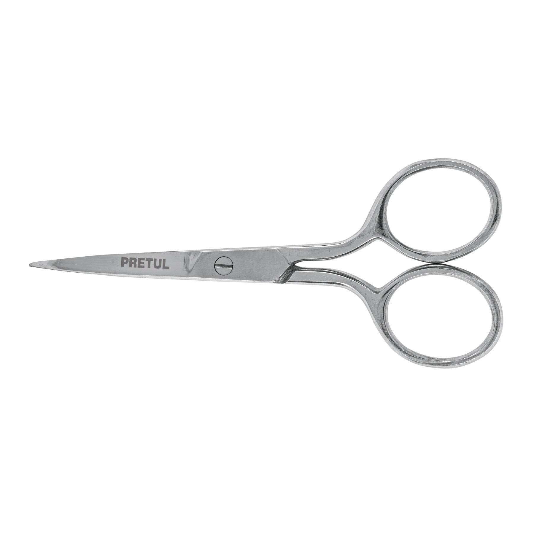 Tijera 4" para bordar, de acero inoxidable, PRETUL