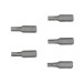 Estuche con 5 puntas hexagonales de 5/32mm largo 1", EXPERT