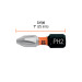 Estuche con 5 puntas de cruz PH2 de impacto largo 1"
