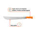 Machete estándar 18" cacha naranja remachada, TRUPER